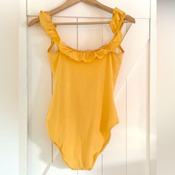 SOLID & STRIPED Amelia Yellow Swimsuit - Picture 5 of 8
